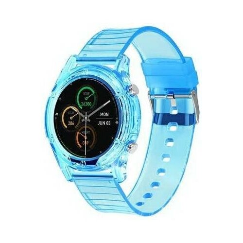 Умные часы Welbe Effect Neon 128TFT240x240200 mAhкругсиликон Цвет синий неон 216400₽