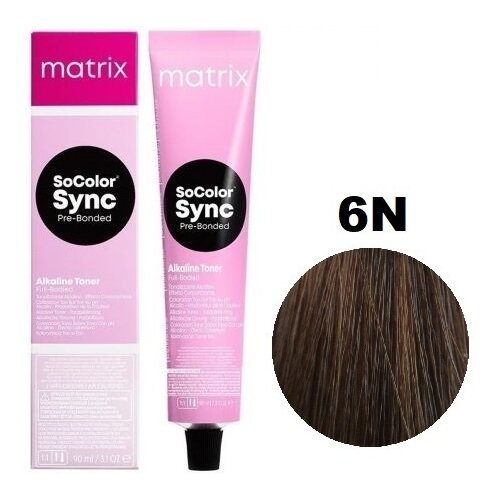 Matrix Краска для волос Color Sync, 6N тёмный блондин