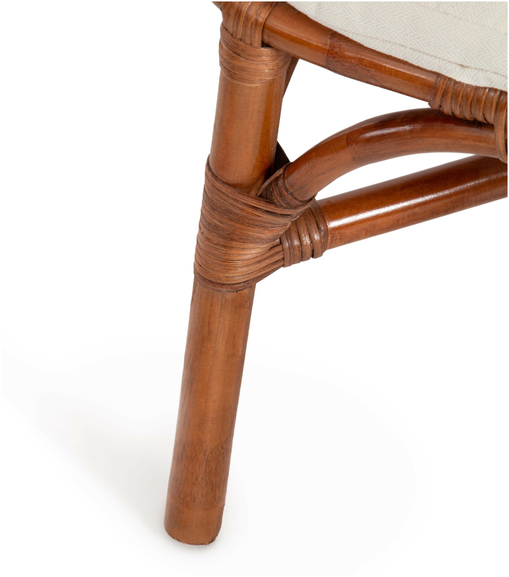 Комплект для отдыха TetChair TURKEY (стол круглый (со стеклом)+2 кресла + диван) /с подушками/ротанг, кр:70х65х78см, дв:120х65х78см, ст:D50х56,5см, coco brown (коричневый кокос) - фотография № 7