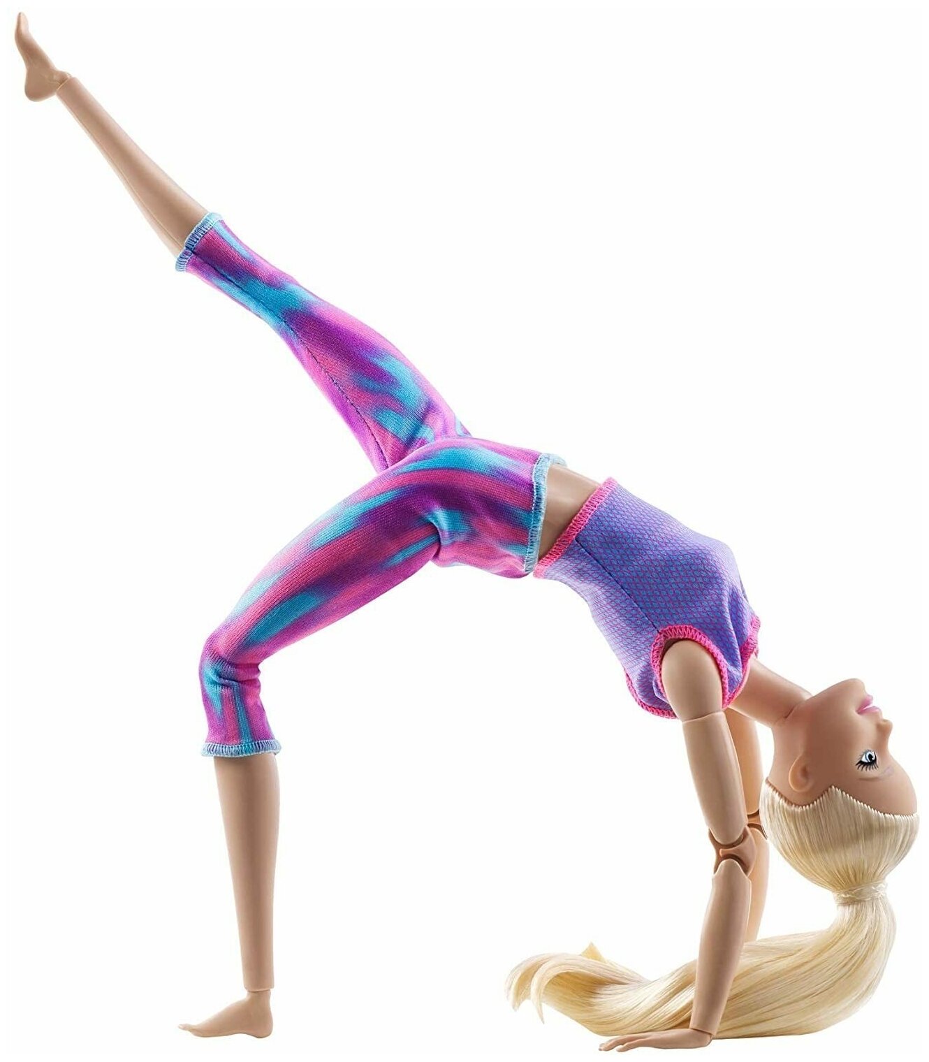 Кукла Barbie Безграничные движения Блондинка в серой футболке - фото №3