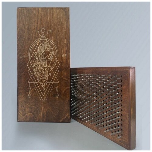 фото Доска садху динамические гвозди, шаг 10мм знаки зодиака (дева, virgo, астрология, звезды) - 3031 сила души и тела