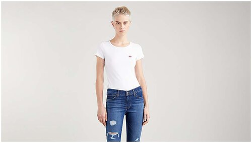 Футболка Levis, размер S, белый