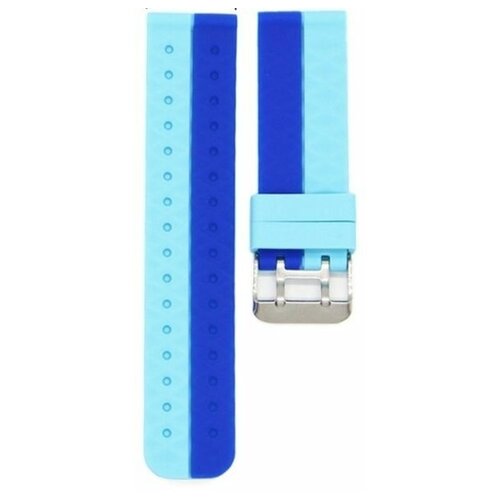 Ремешок для детских смарт часов 20 мм. синий/голубой