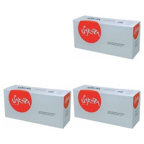 Sakura Картриджи комплектом совместимые Сакура Sakura SACRG057H-3PK Cartridge 057H BK черный 30K