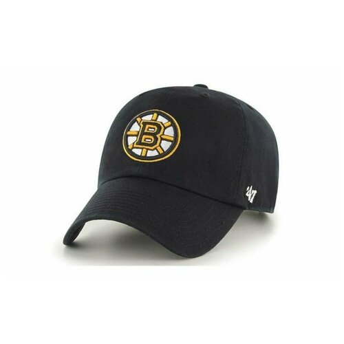 Бейсболка 47BRAND Clean Up Boston Bruins (черный) H-RGW01GWS-BK