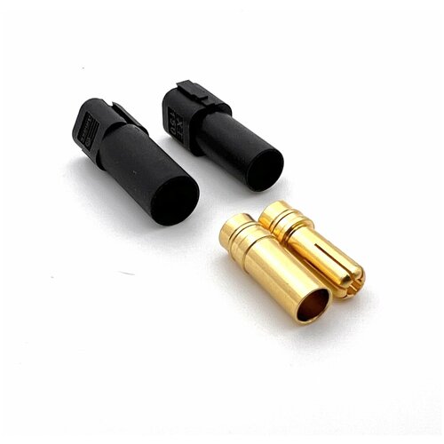 Разъем Amass XT150-F + XT150-M (130А, черный, 1 пара)