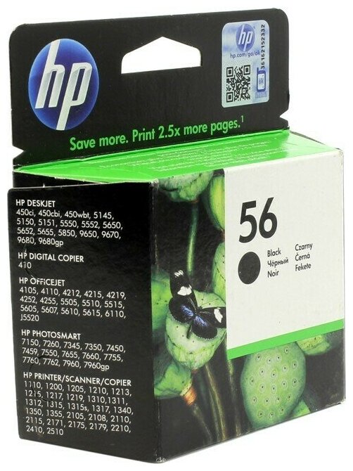 Картридж HP C6656AE, 520, черный