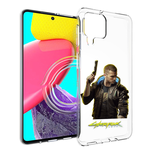 Чехол MyPads Cyberpunk-2077 для Samsung Galaxy M53 (SM-M536) задняя-панель-накладка-бампер чехол mypads cyberpunk 2077 джонни сильверхенд для samsung galaxy m53 sm m536 задняя панель накладка бампер