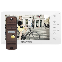 Комплект видеодомофона для квартиры или дома с вызывной панелью TANTOS Amelie Kit