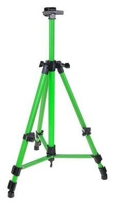 Мольберт телескопический, тренога, металлический, зелёный, размер 51-153 см 2422538 .