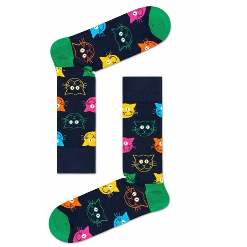 Носки Happy Socks, 3 пары, 3 уп., размер 36-40, мультиколор носки happy socks 3 пары размер 36 40 бесцветный мультиколор