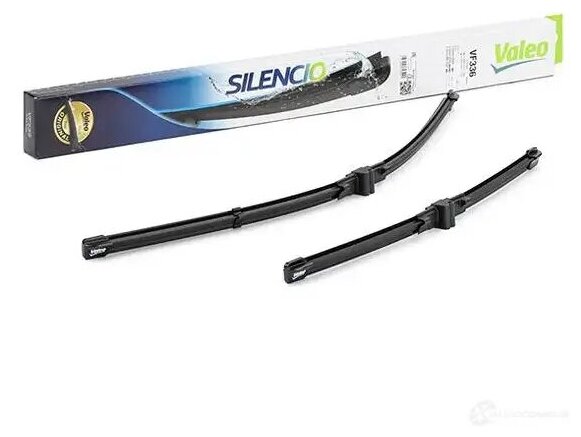 Щетка стеклоочистителя бескаркасная Valeo Silencio Flat Blade Set VM336 2 