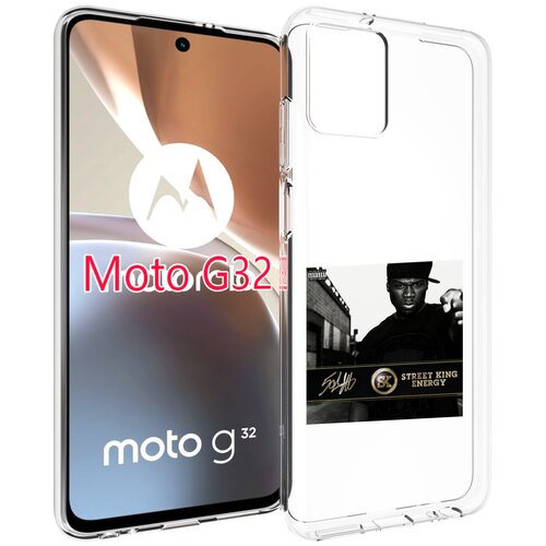 чехол mypads 50 cent king kong returns для motorola moto g32 задняя панель накладка бампер Чехол MyPads 50 Cent - Street King Energy для Motorola Moto G32 задняя-панель-накладка-бампер