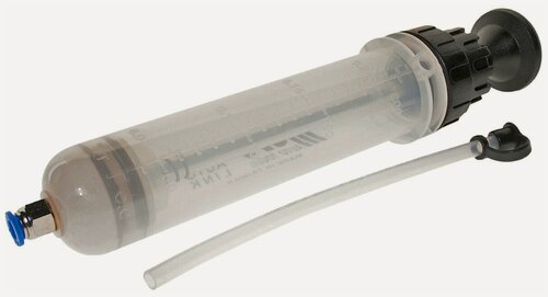 Изображение товара JTC-5533 Шприц плунжерный для тормозной жидкости/антифриза 200мл (полипропилен) D47х210мм