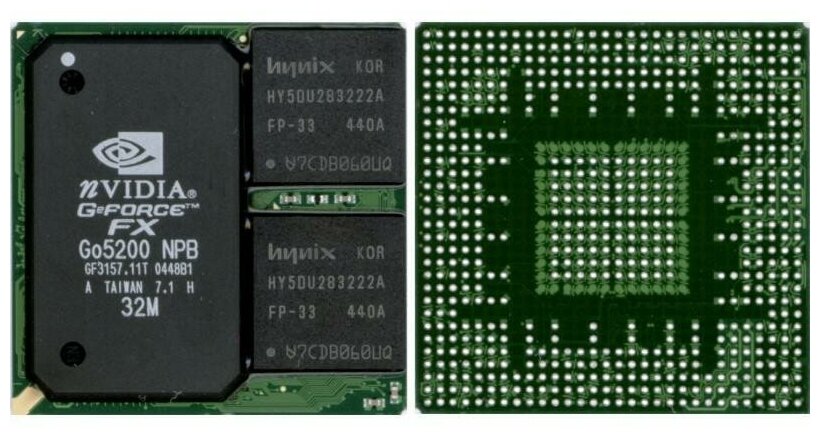 Чип nVidia Go5200 32M