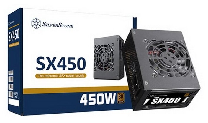 Блок питания Silverstone SST-SX450-B 450W, SFX, 80 PLUS Bronze, 80mm FAN 18dBa, RTL