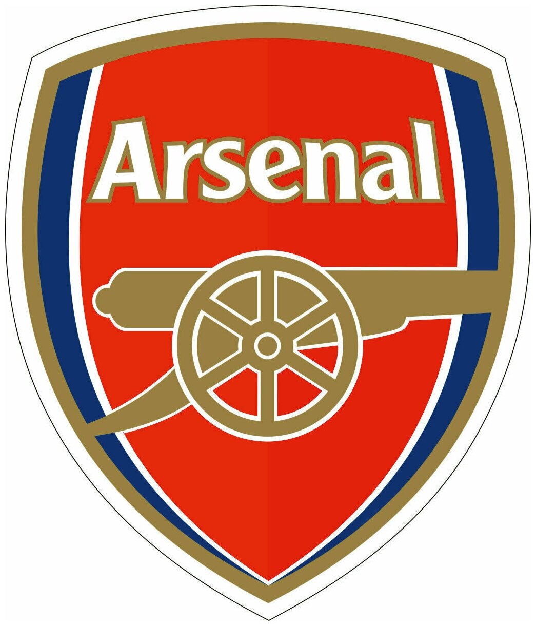 Наклейка виниловая цветная "arsenal"