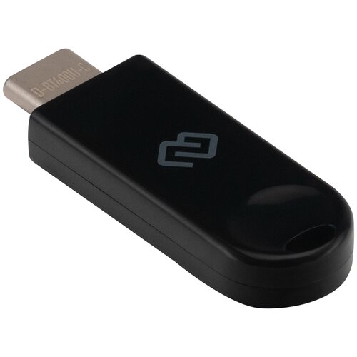 Адаптер USB Type-C Digma D-BT400U-C Bluetooth 4.0+EDR class 1.5 20м черный адаптер digma usb bluetooth 4 0 edr class 1 5 20м черный