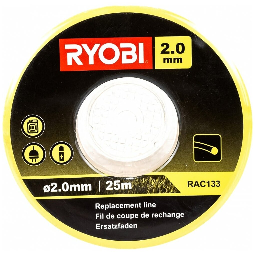 Ryobi Леска 2.0mm 25m белая RAC133 5132002626