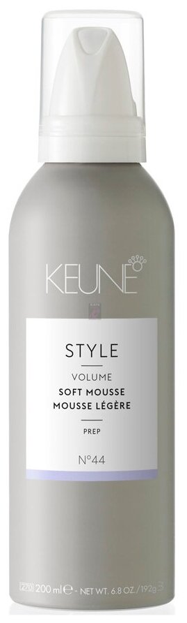 Keune Style Soft Mousse - Кёнэ Стайл Софт Мусс софт для придания объема, 200 мл -