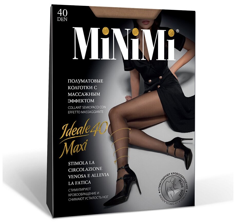 Колготки MiNiMi IDEALE 40, 40 den, размер 6, caramello