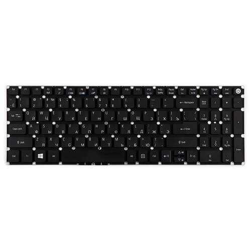 Клавиатура для ноутбука Acer Aspire E5-522, E5-573, E5-722 (p/n: NK. I1513.006, AEZRT700010, NK. I1517.00K, NK. I1517.00K, LV51_A50B, AEZRTG00210, NSK-RE1SQ)