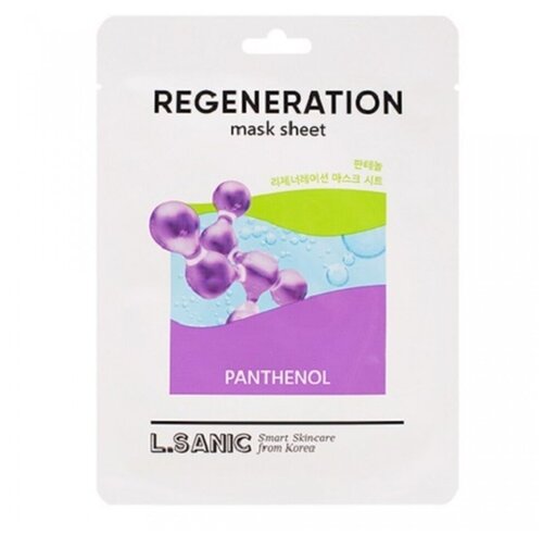 L.Sanic Женский Regeneration Mask Sheet Panthenol Восстанавливающая тканевая маска с пантенолом 25мл