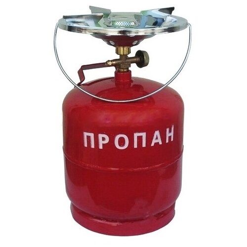 Плита газовая туристическая с газовым баллоном 8 литров серии «Кемпинг»