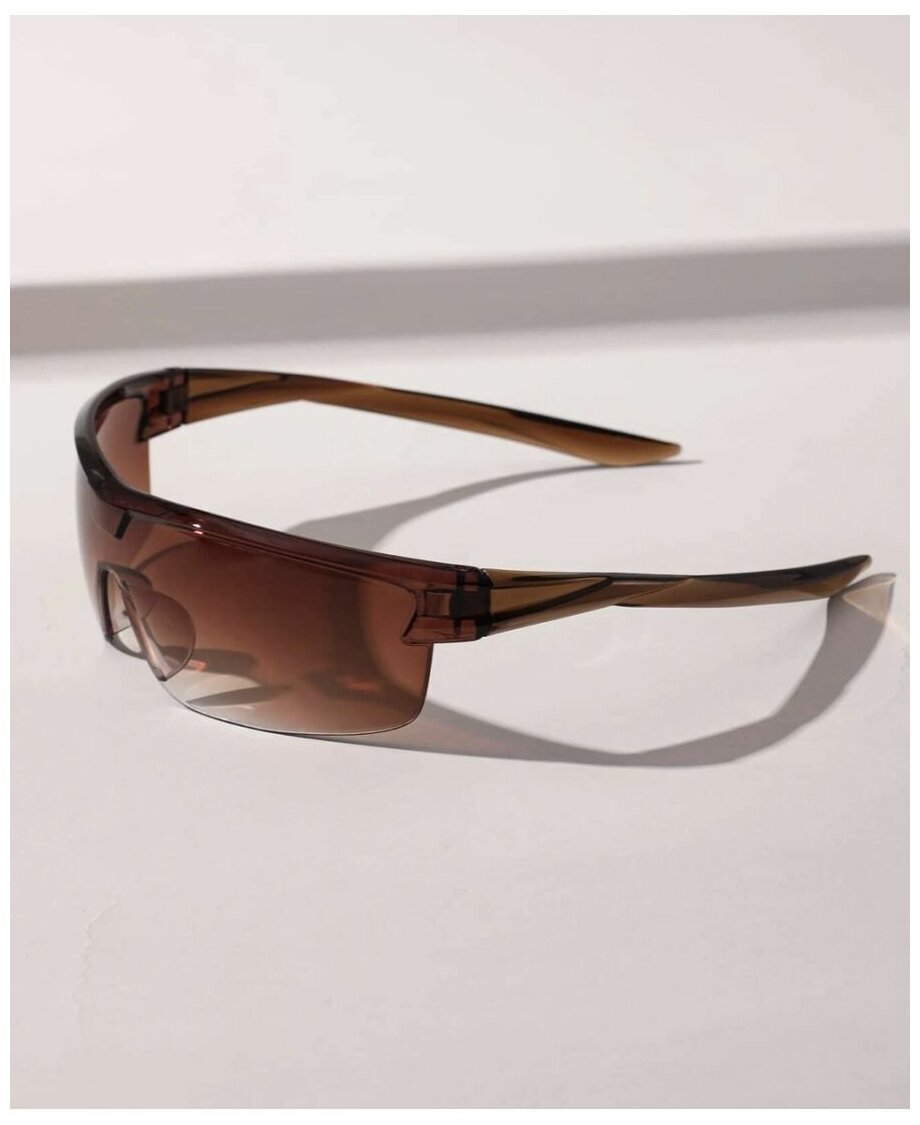 Солнцезащитные очки , коричневый — фото 1