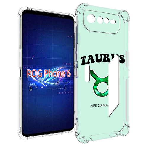 Чехол MyPads знак-зодиака-телец-1 для Asus ROG Phone 6 задняя-панель-накладка-бампер