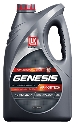 ЛУКОЙЛ Genesis Armortech for European Cars 5W-40, 4 л 1539424