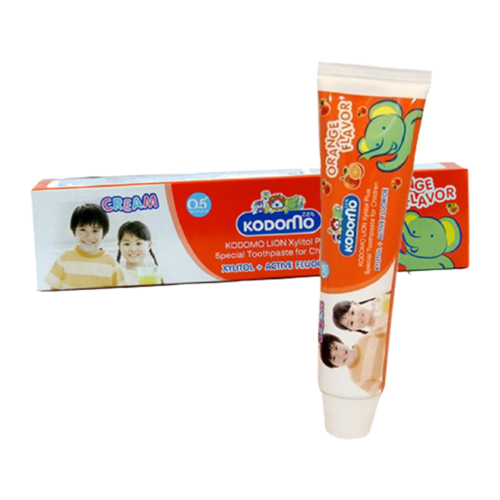 Купить Lion Паста зубная для детей с 6 месяцев с ароматом апельсина - Kodomo, 65г, Зубная паста