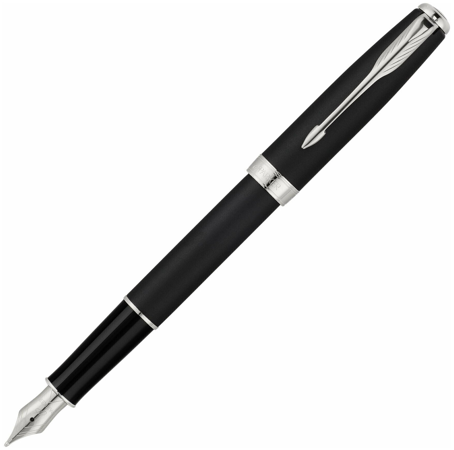 Parker S0818090 Перьевая ручка parker sonnet f529, mattblack сt (перо m)