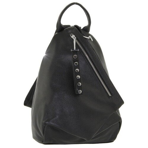 фото Рюкзак кожаный черный женский polina & eiterou w 19002j polina & eiterou (balina)