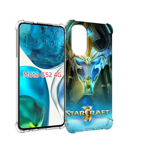 Чехол MyPads StarCraft II Legacy of the Void для Motorola Moto G82 / Moto G52 задняя-панель-накладка-бампер чехол mypads starcraft ii legacy of the void для honor x10 задняя панель накладка бампер