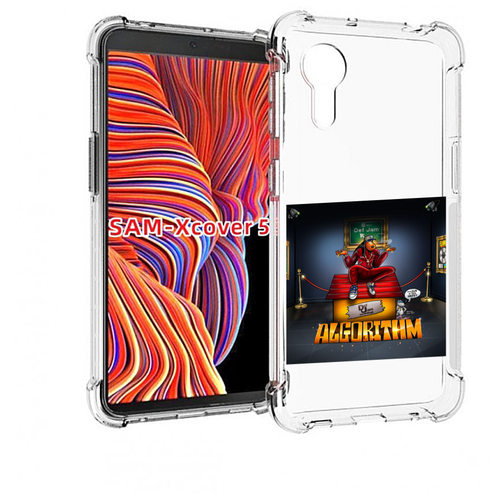 Чехол MyPads Snoop Dogg ALGORITHM для Samsung Galaxy Xcover 5 задняя-панель-накладка-бампер