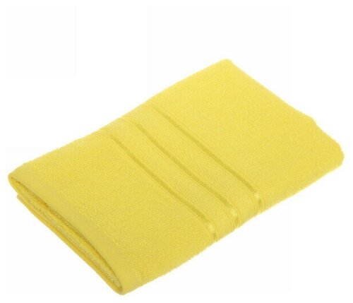 Полотенце махровое 50*80см «Comfort» цвет желтый 01040 плотность 300гр/м2