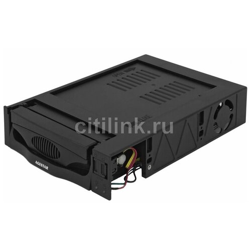 Mobile rack (салазки) для HDD AgeStar MR3-SATA(SW)-1F, черный