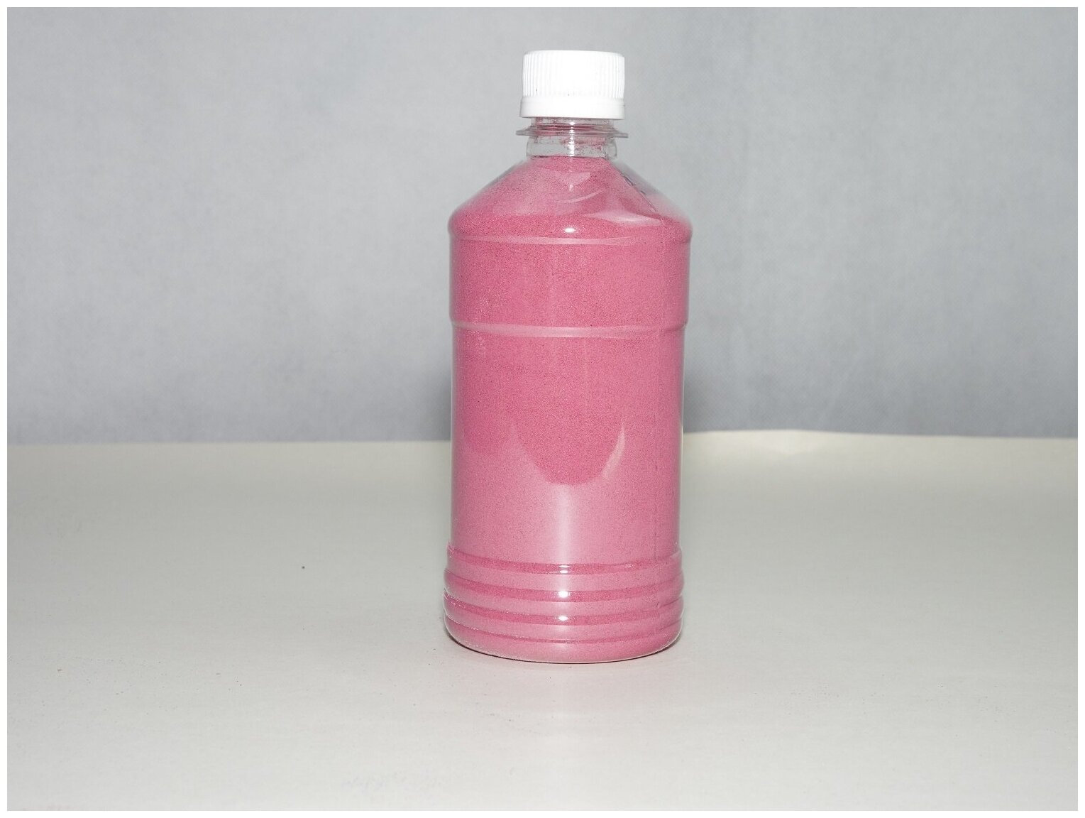Тёмно-розовый кварцевый песок 800г для творчества декора рисования светового стола флолариума(фракция 01-03)
