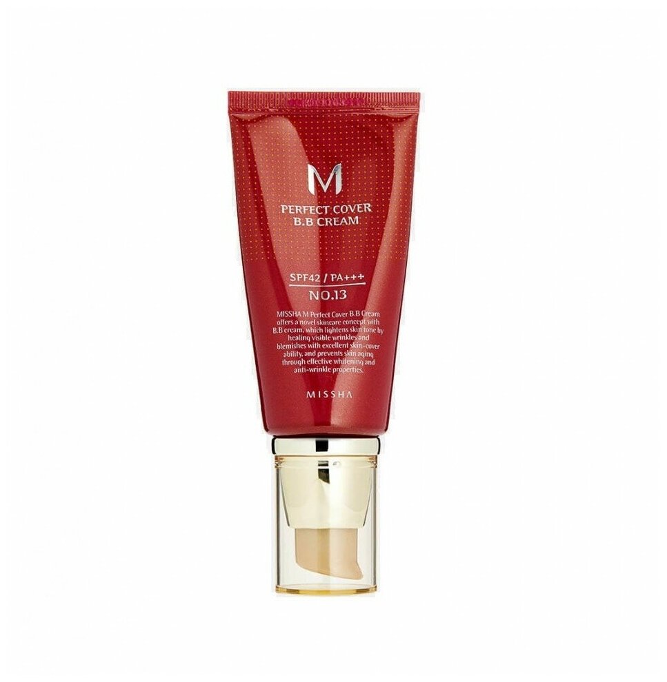 MISSHA M Тональный крем Perfect Cover BB Cream SPF42/PA+++ (No.13/Bright Beige) 50ml