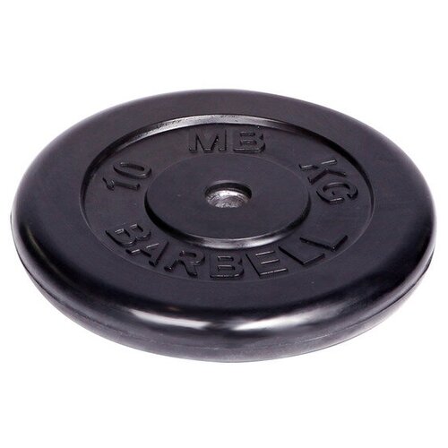 Диск Barbell d 26 мм черный 10,0 кг