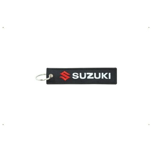 фото Брелок на ключи / брелок тканевый ремувка / брелок для мотоцикла / мото брелок suzuki "сузуки" машинком