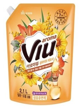 Mukunghwa Aroma Viu Golden Mimosa Антибактериальный ароматизирующий кондиционер Золотая мимоза 2,1 л в мягкой упаковке