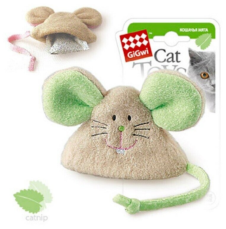 Игрушка для кошек Cat Toys мышь С кошачьей мятой 8 СМ