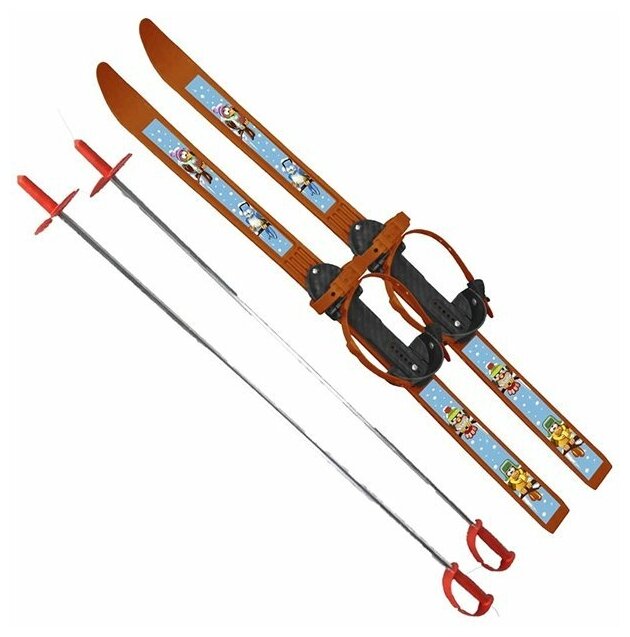 Игровые лыжи Вираж-спорт 100/100 см - фотография № 4
