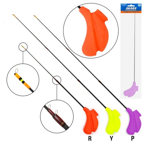 зимняя удочка akara master jig f 460 yellow hltc 2 y Удочка зимняя Akara Master Jig F 460 (1,5-7,0г) Red (хлыст Hi Carbon teleskop 2 составной)