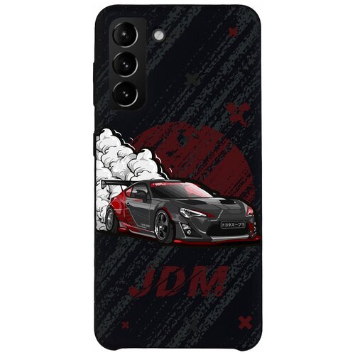 Силиконовый чехол Mcover для Samsung Galaxy S21 с рисунком JDM чёрная машина силиконовый чехол mcover для samsung galaxy a21s с рисунком jdm чёрная машина