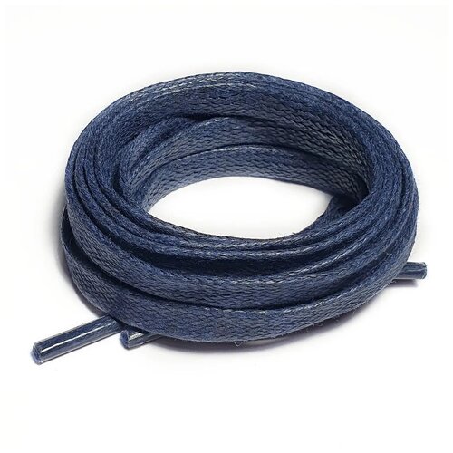 Шнурки LENKO вощеные темно-синие плоские 120 см