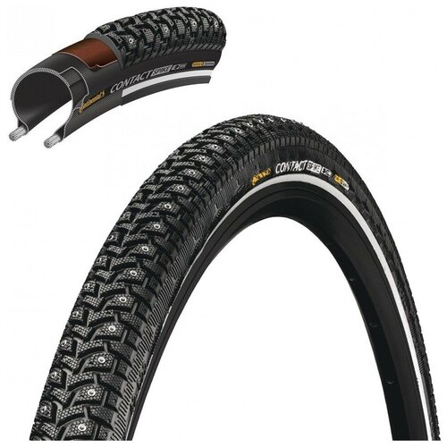 фото Покрышка continental 37-622 contact spike 120 reflex, 37 - 622, 28 | 700 x 35c | 28 x 1 3/8 x 1 5/8, safetysystem breaker – 3/180 tpi – e25