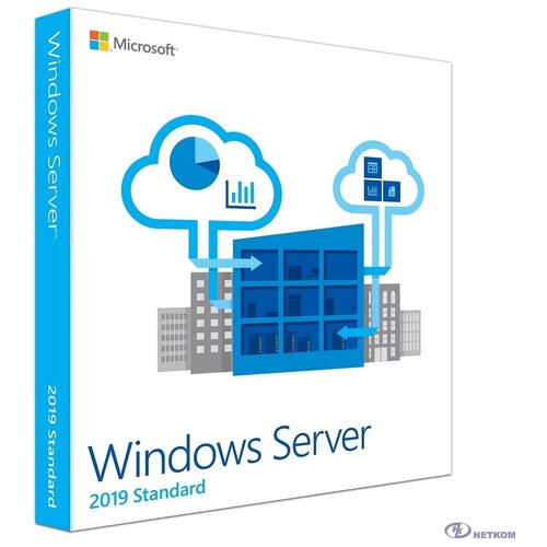 Microsoft Windows Server 2019 Standard, коробочная версия с диском, английский, лицензий 16, количество пользователей/устройств: 5 пользователей, бессрочная microsoft windows server 2019 standard лицензия и диск русский лицензий 16 количество пользователей устройств 1 п бессрочная